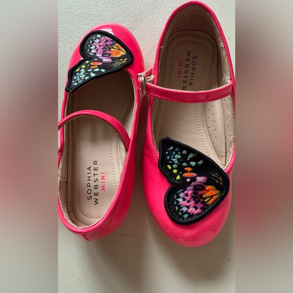 Sophia Webster Pink Butterfly Kids Shoes